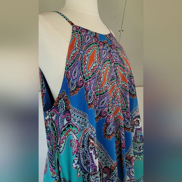 Dress Barn Sun Dress | Boho Southwestern size 16 - Picture 5 of 9